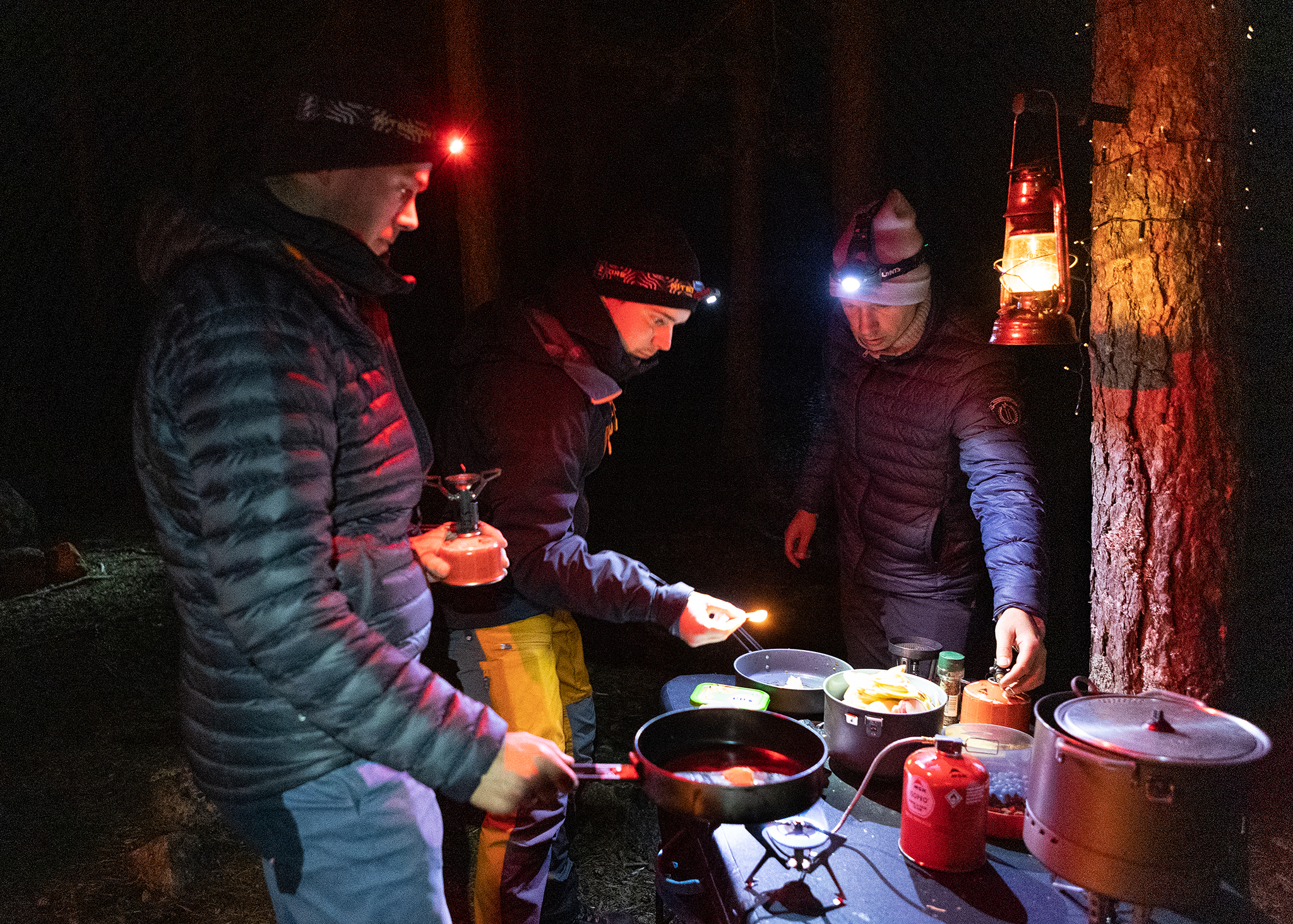 Cooking in the outdoors